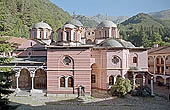 Rila Monastery, the five domed church the Nativity of the Virgin 